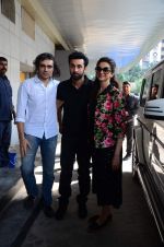 Ranbir Kapoor, Deepika Padukone and Imtiaz Ali at Tamasha screening for critics on 27th Nov 2015